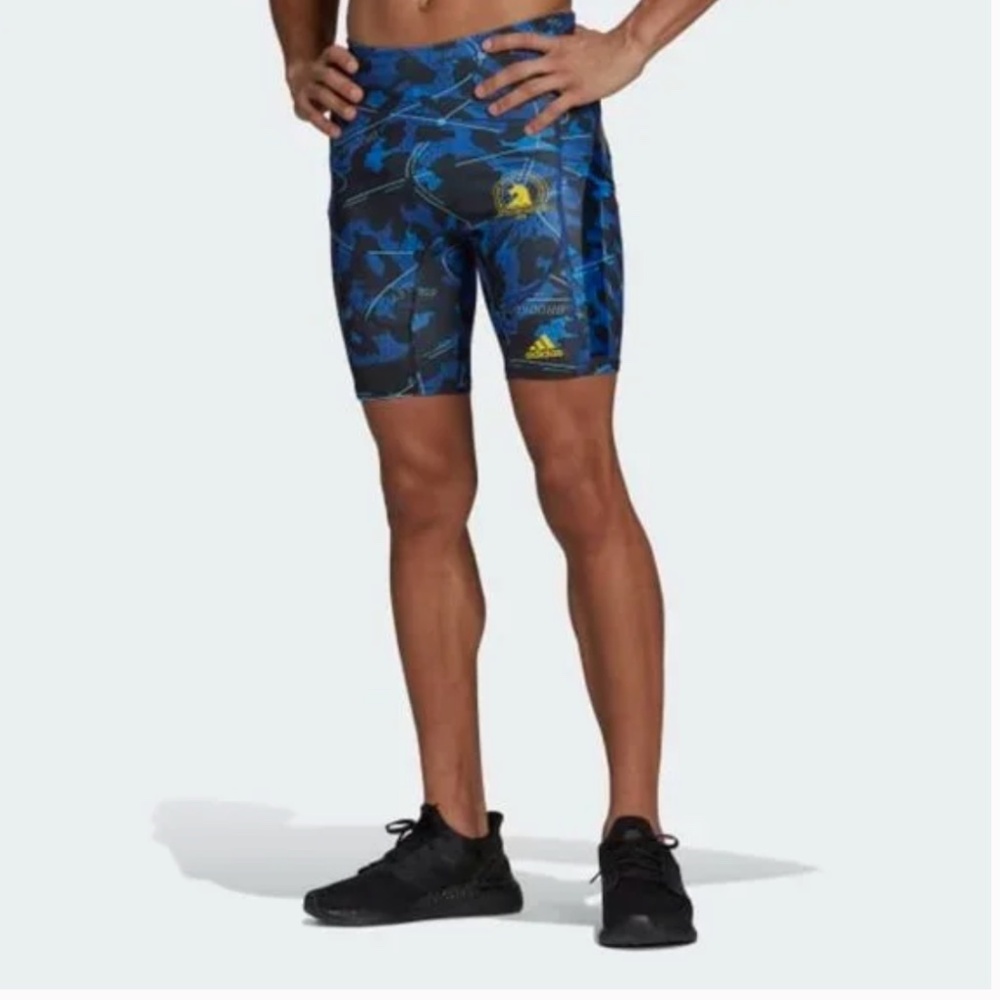 Adidas Men's BOSTON MARATHON ADIZERO Short Tights - men's size large